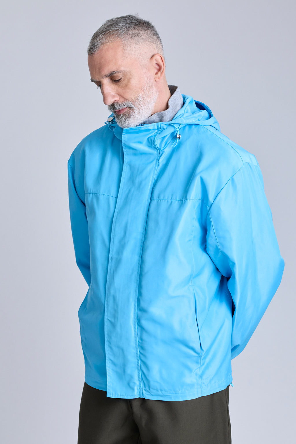 Hooded Anorak - Blue