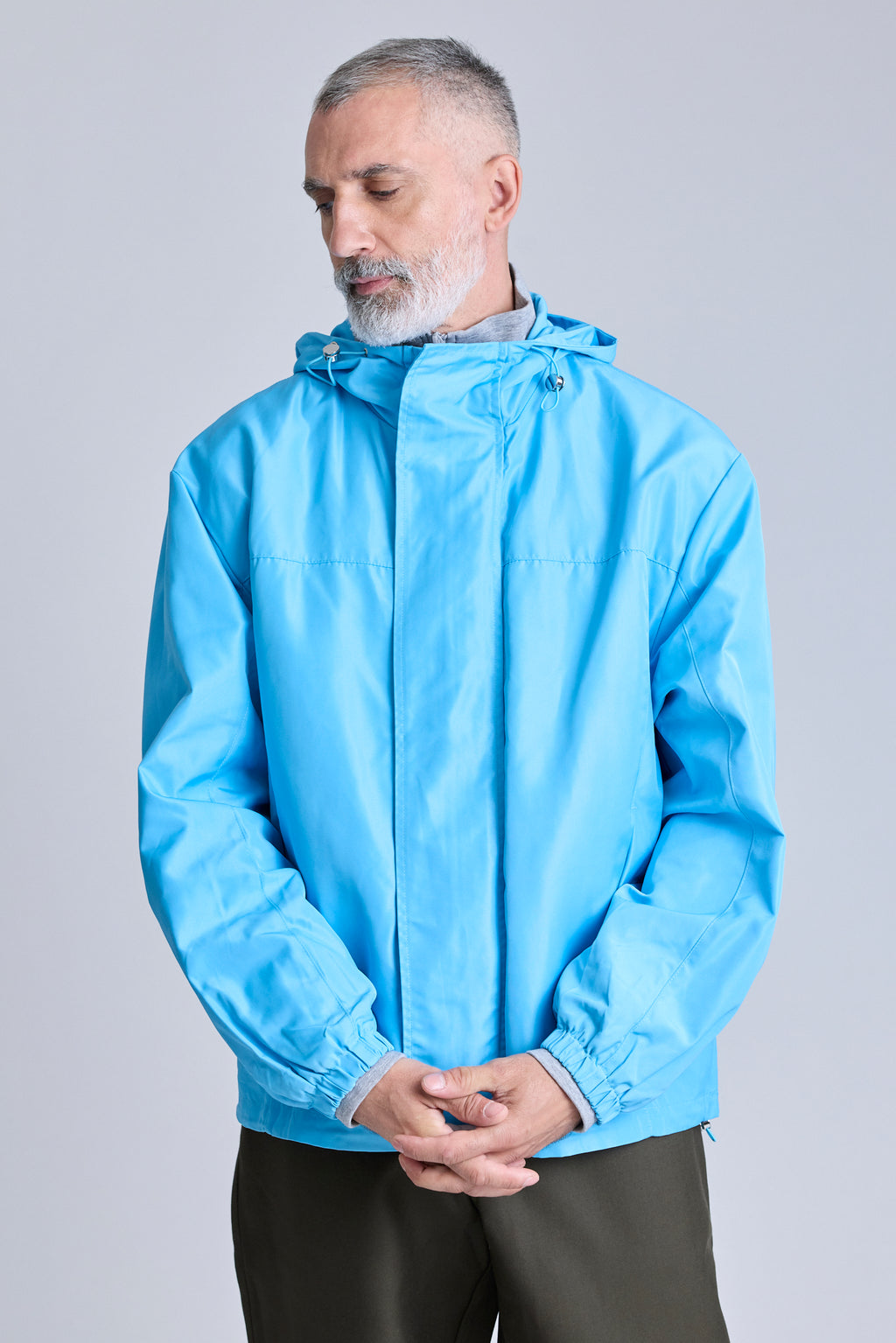 Hooded Anorak - Blue