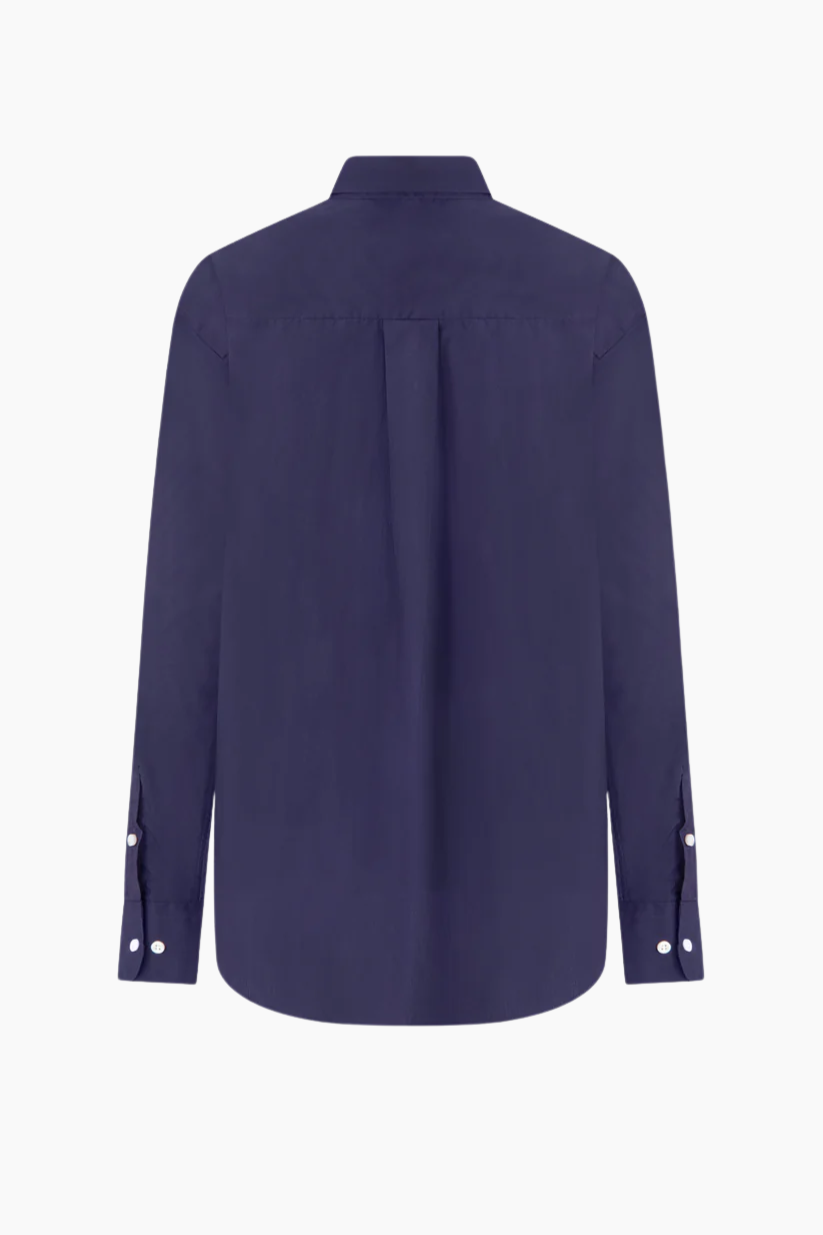 Classic Poplin Shirt - Navy
