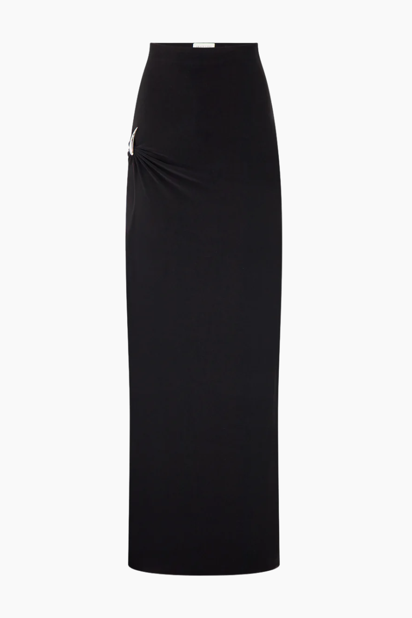 Claw Maxi Draped Skirt