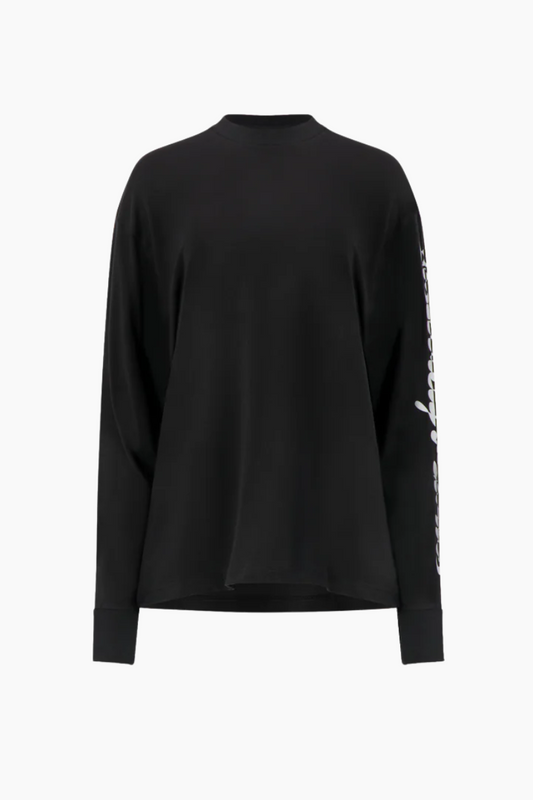 AF Long Sleeve Tee - Washed Black