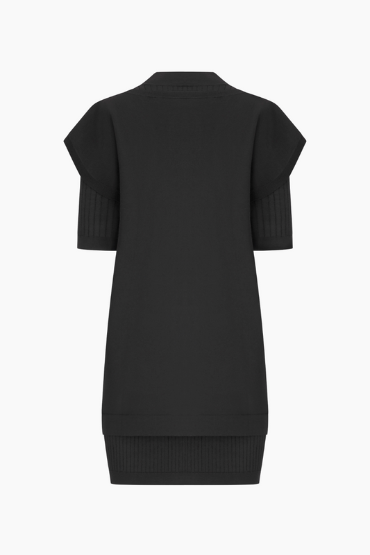 Flame Double Layer Mini Dress