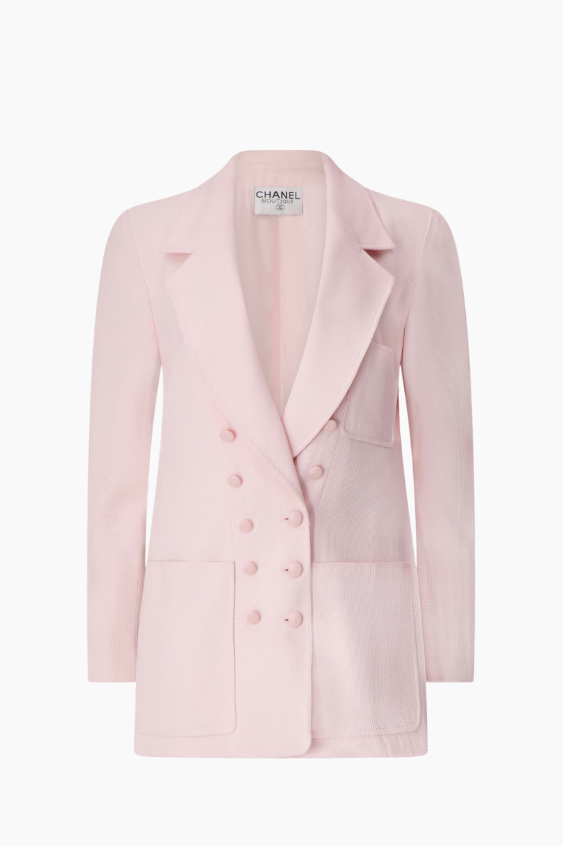 Chanel Pink Skirt Suit