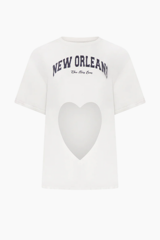 Heart Cut Out Tee - New Orleans
