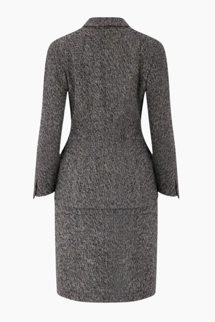Thierry Mugler Grey Wool Suit