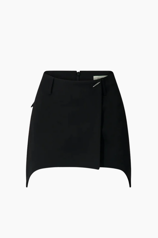 Crescent Wrap Mini Skort
