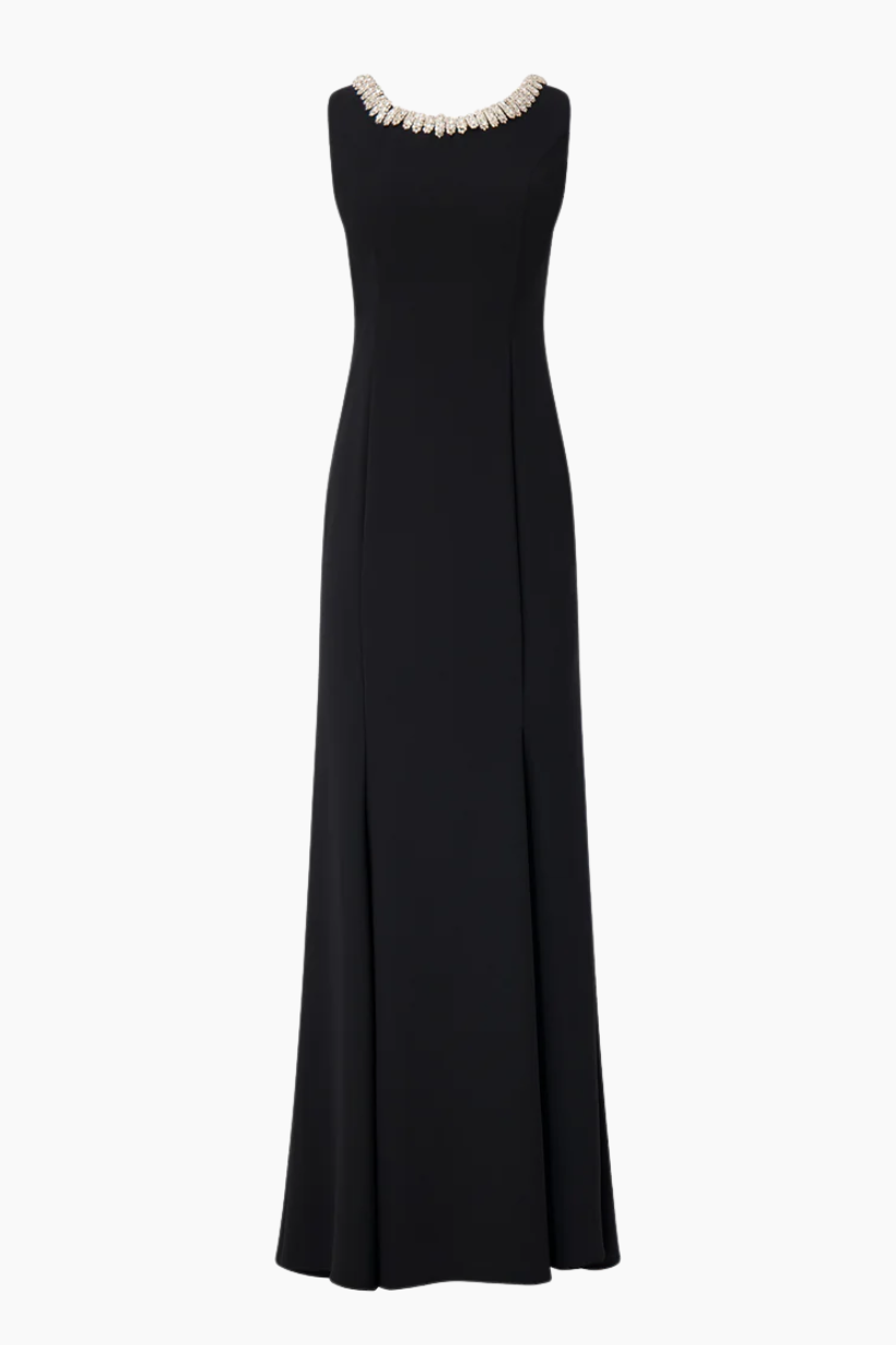 Gai Mattiolo Rhinestone Dress