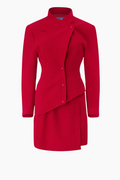 Thierry Mugler Red Wool Suit