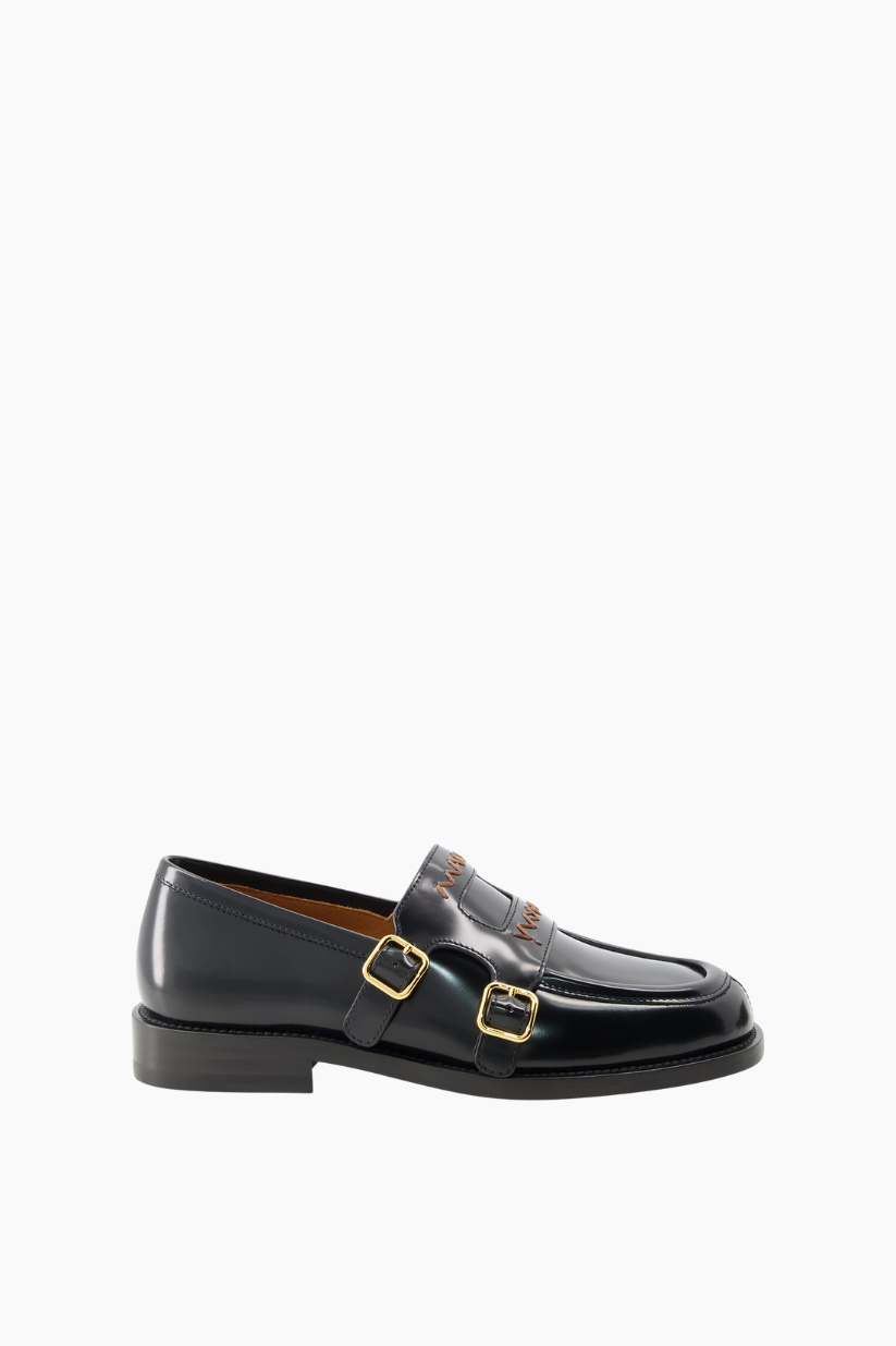 Leather Loafers - Black
