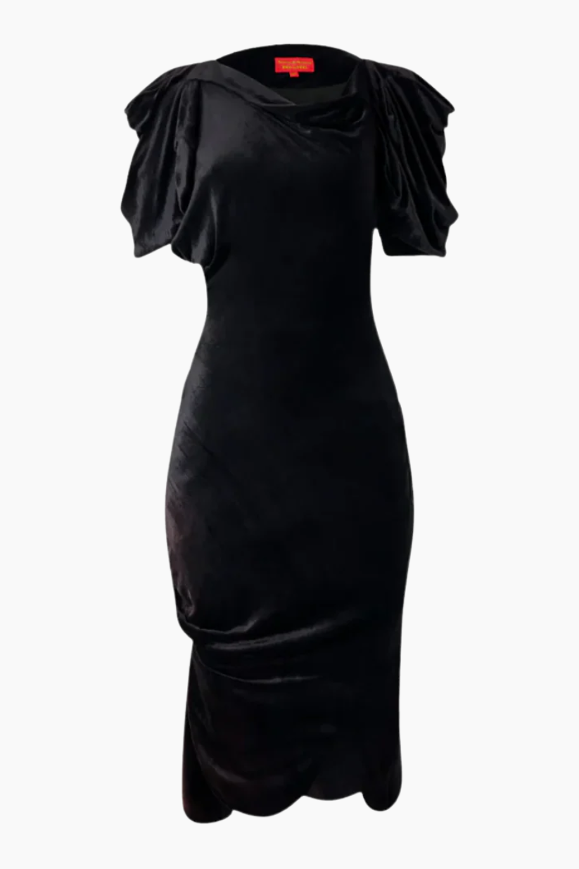 Vivienne Westwood Velvet Grey Dress