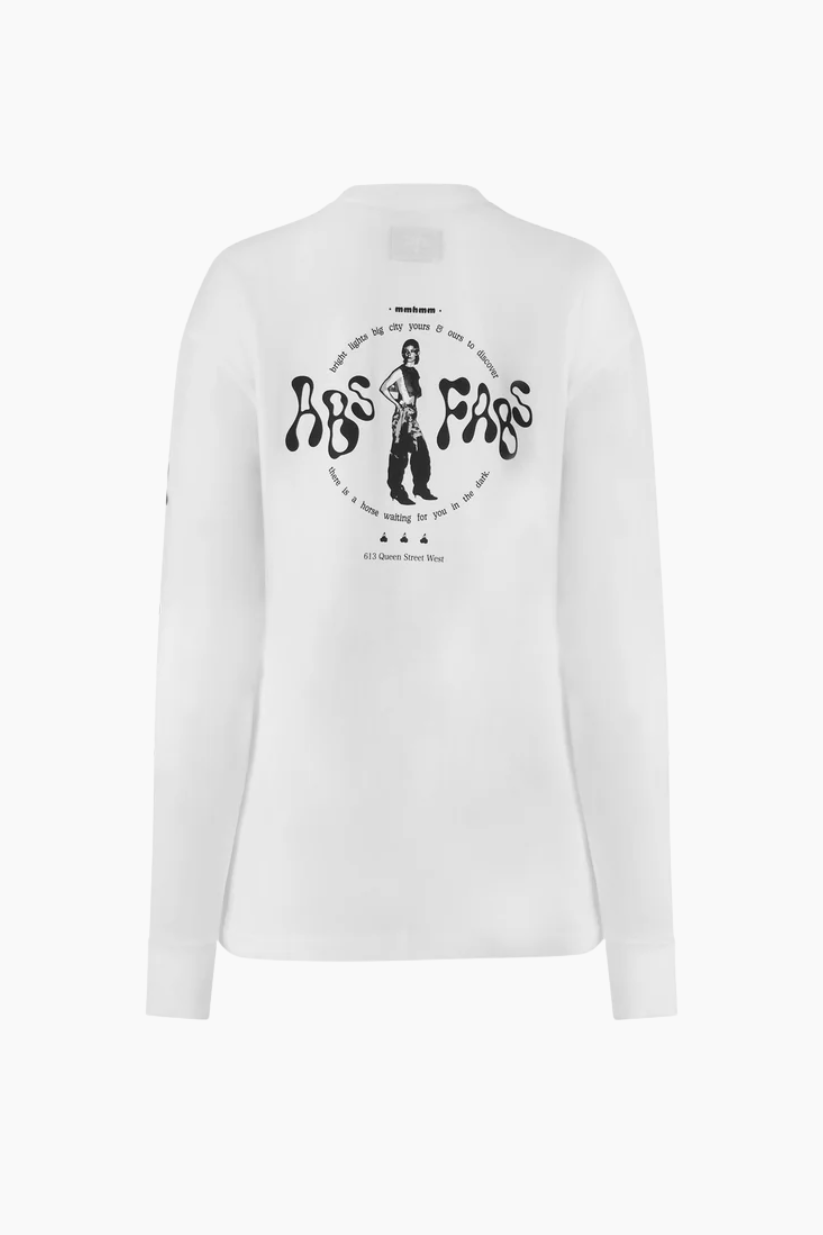AF Long Sleeve Tee - White
