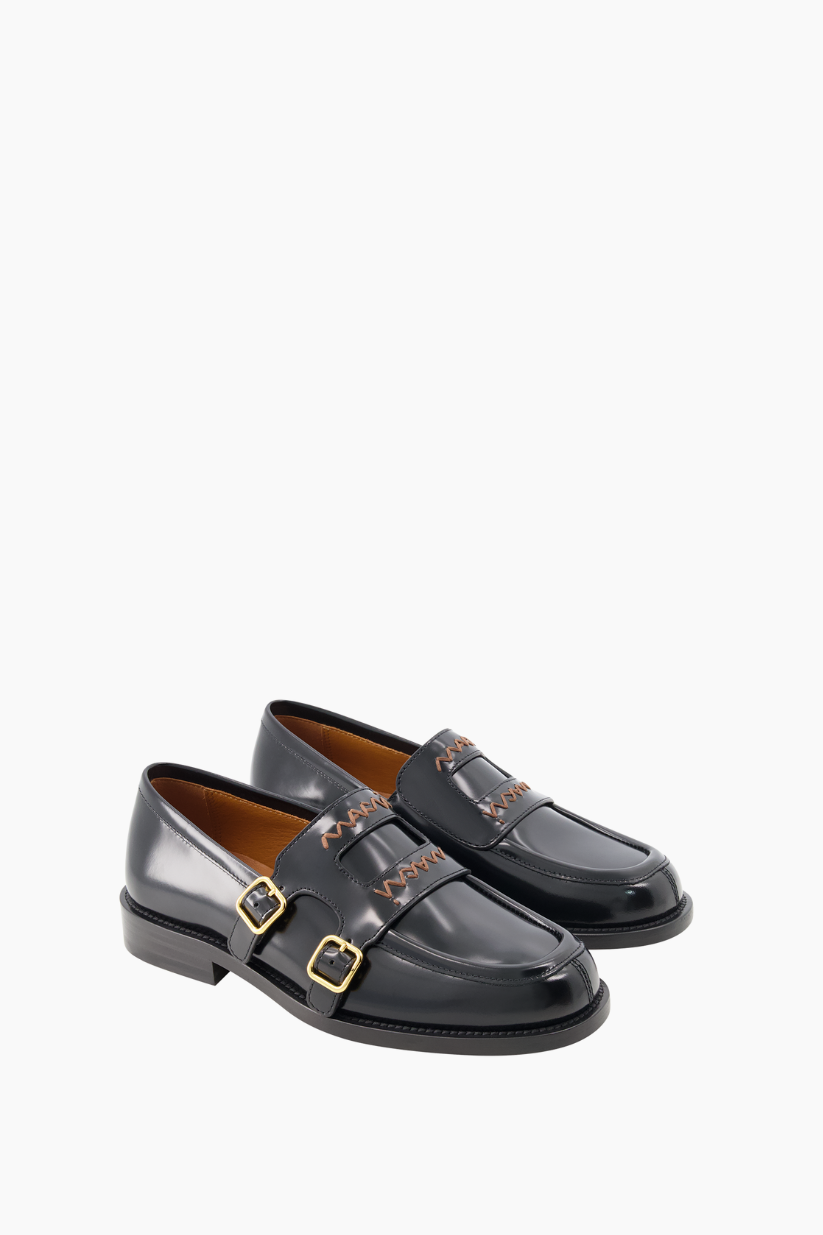 Leather Loafers - Black