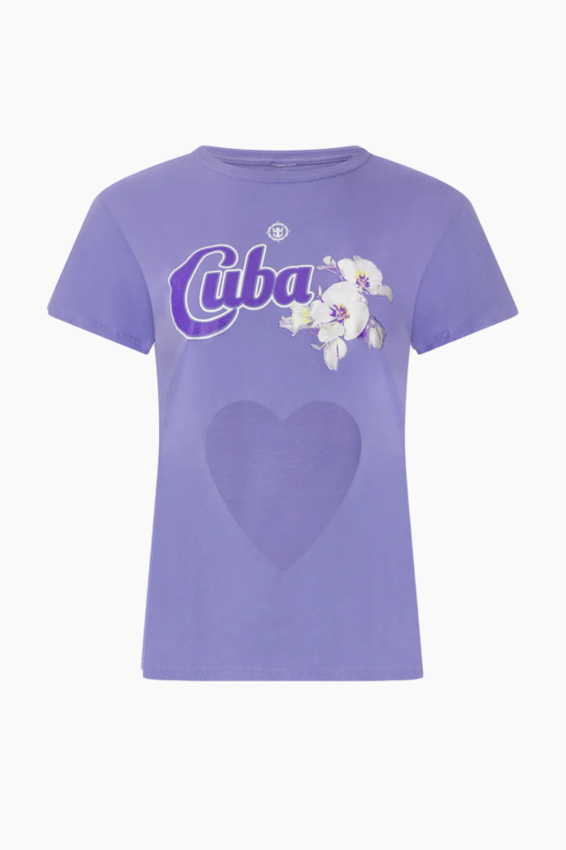Heart Cut Out Tee - Cuba