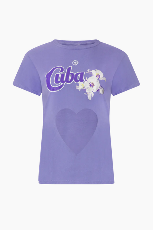 Heart Cut Out Tee - Cuba