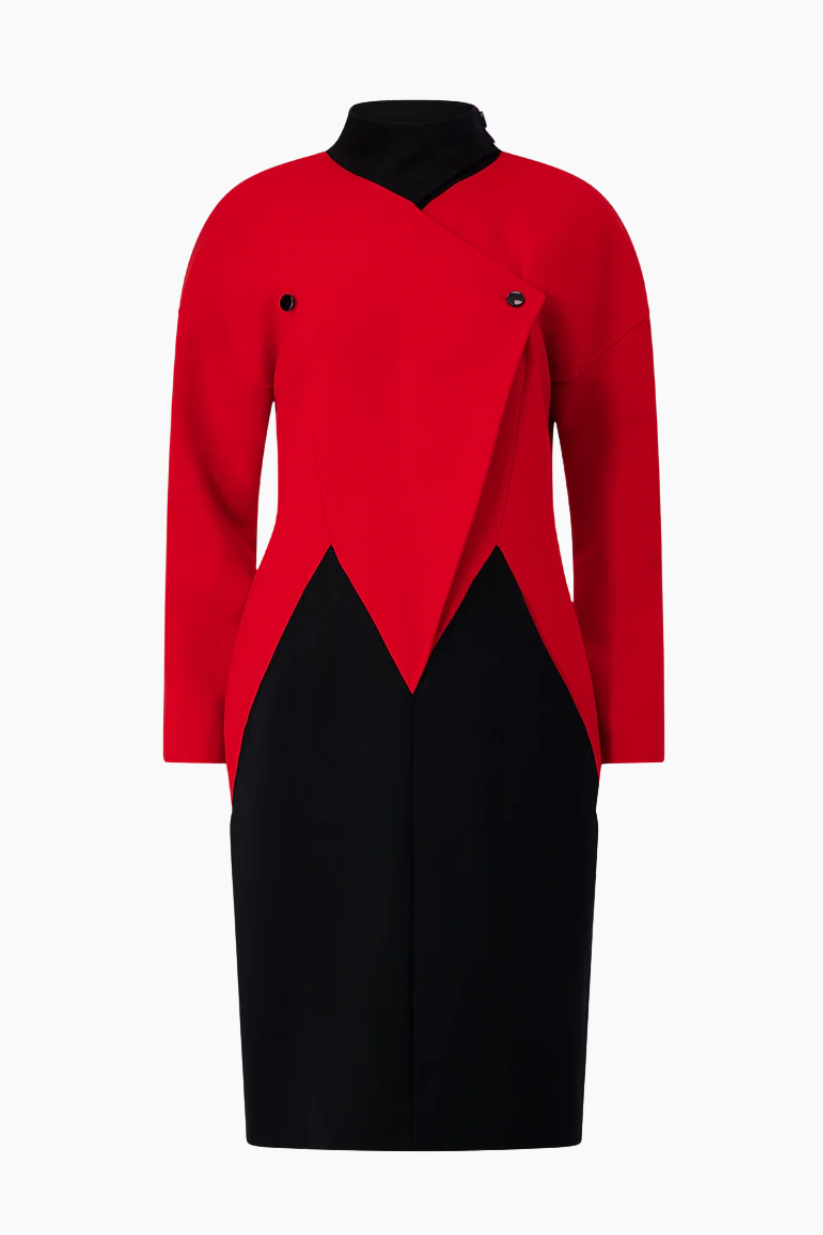 Courrèges Black and Red Dress