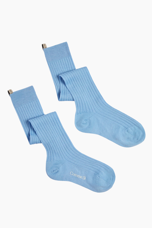 Knee High Sock - Powder Blue