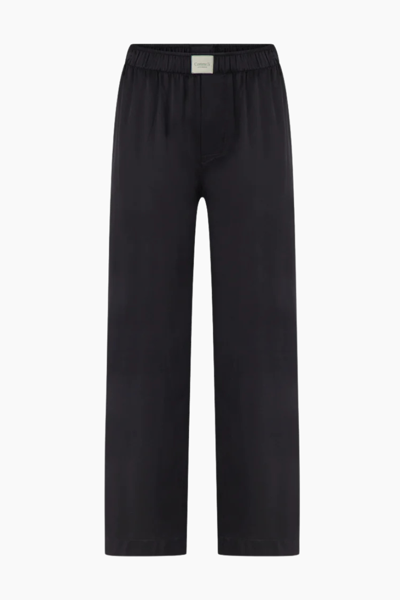 Silk Lounge Pant - Black