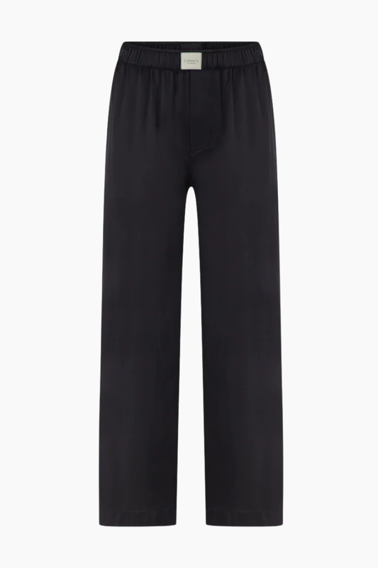 Silk Lounge Pant - Black