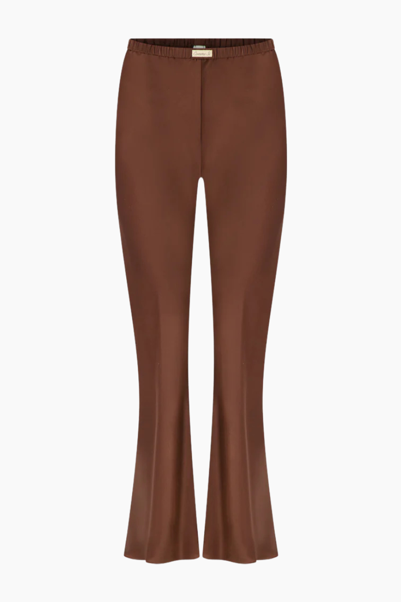 Bias Cut Pant - Espresso