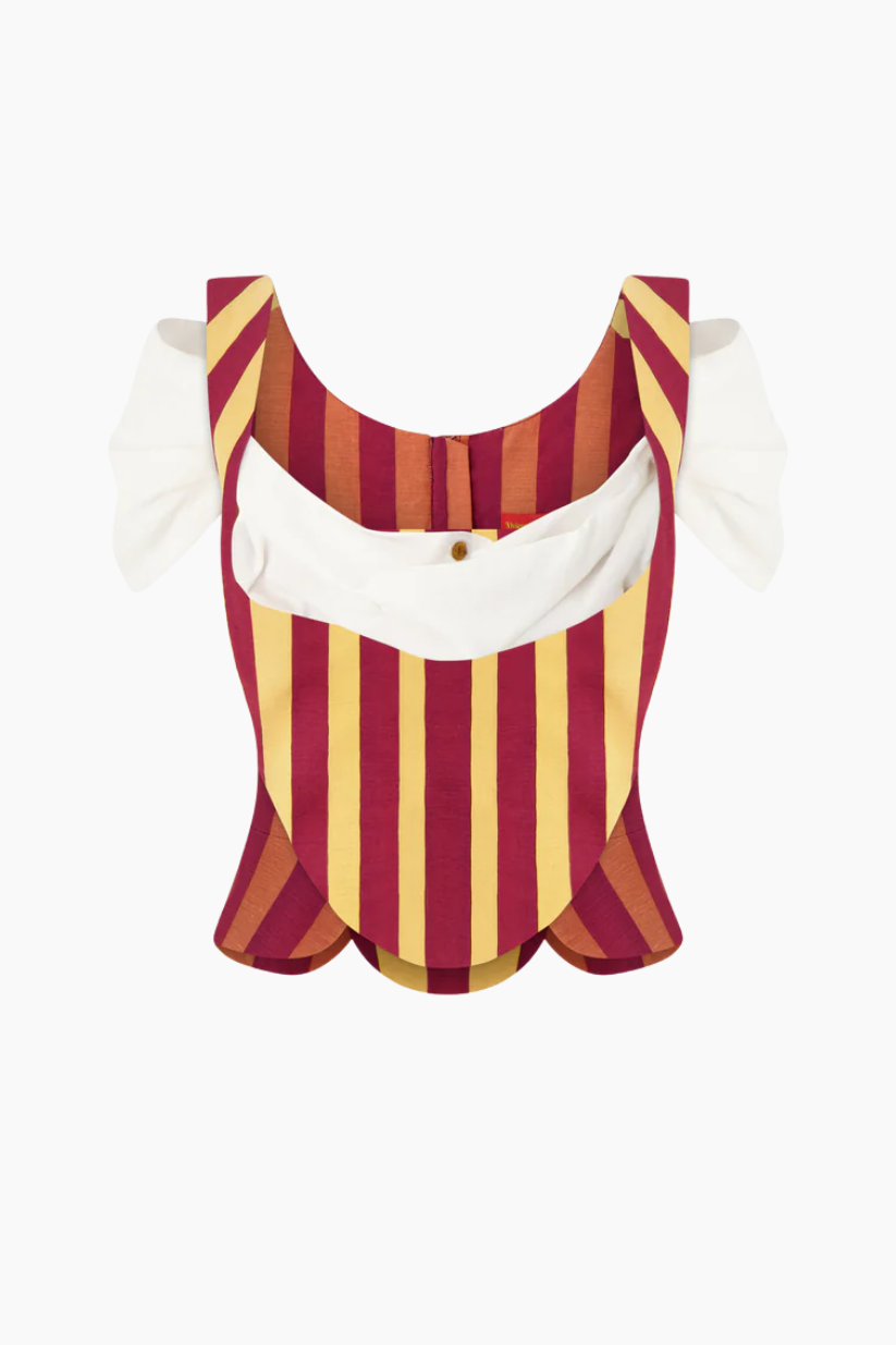 Vivienne Westwood Red Label Striped Corset Top