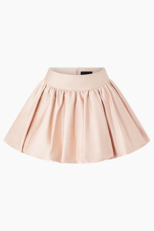 Gathered Bubble Mini Skirt
