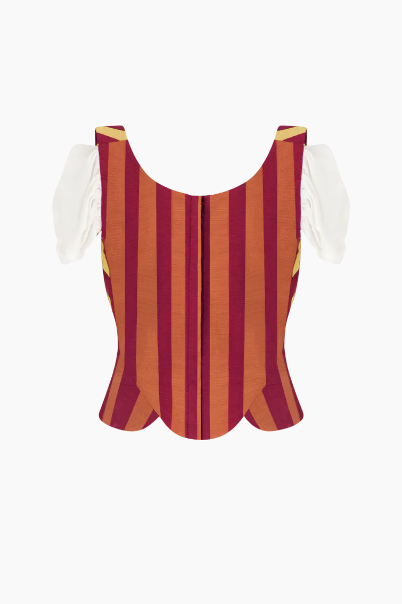 Vivienne Westwood Red Label Striped Corset Top
