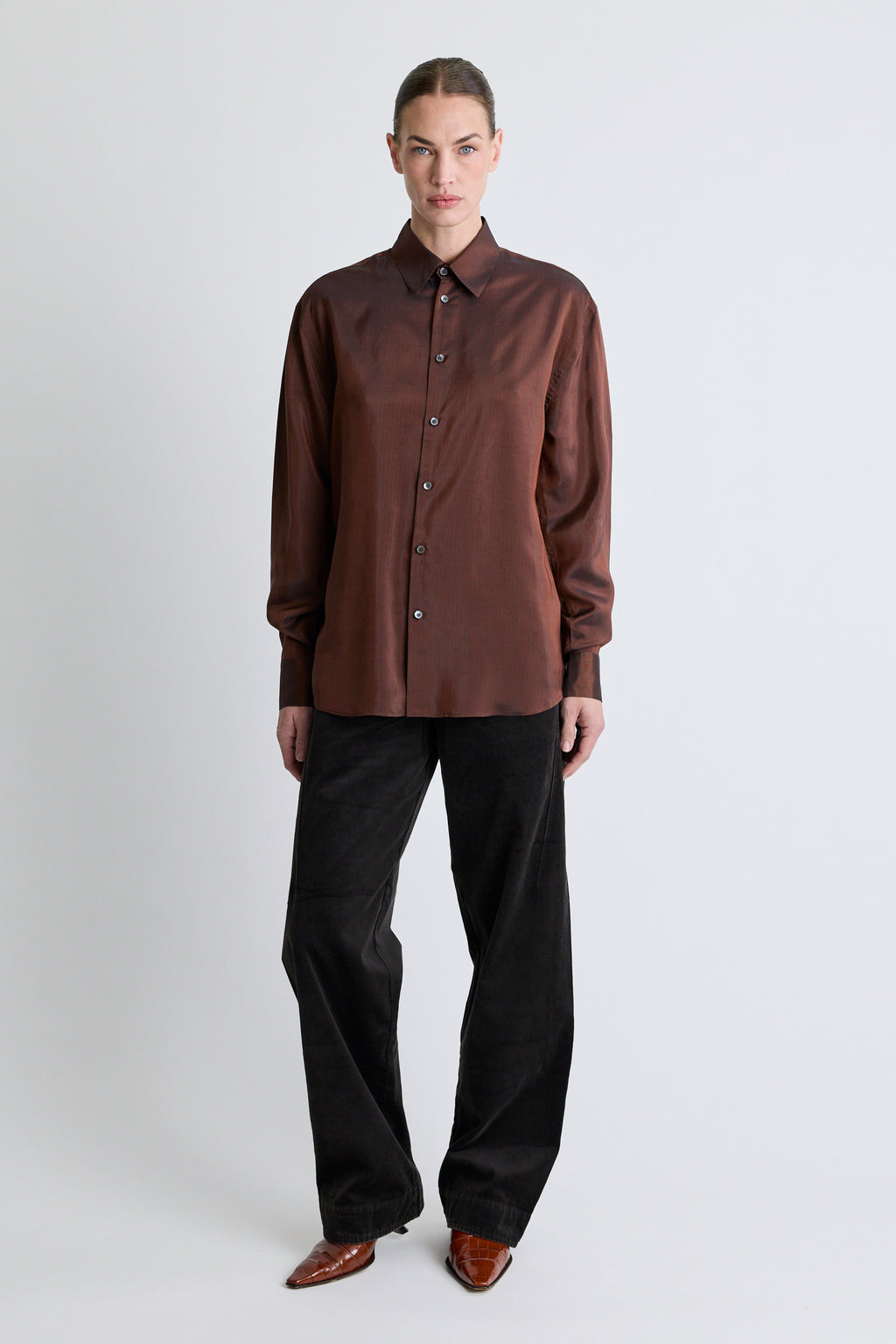 Side Dart Pant - Ebony