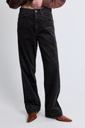 Side Dart Pant - Ebony
