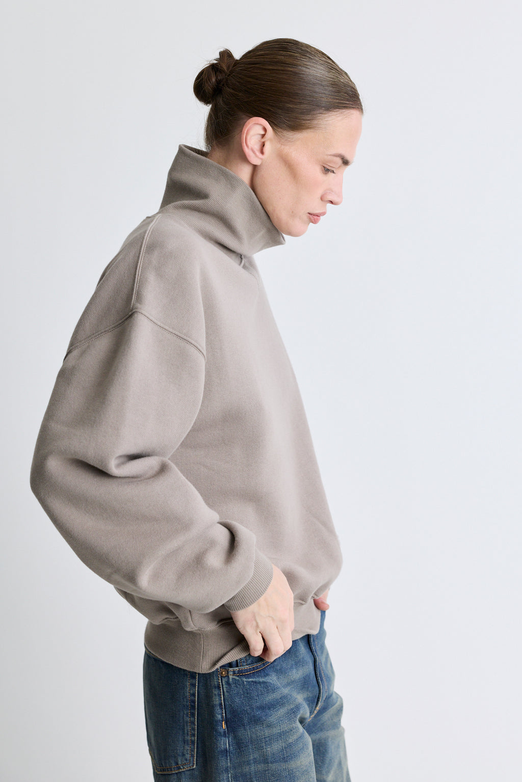 Turtleneck Deb Sweatshirt - Dove