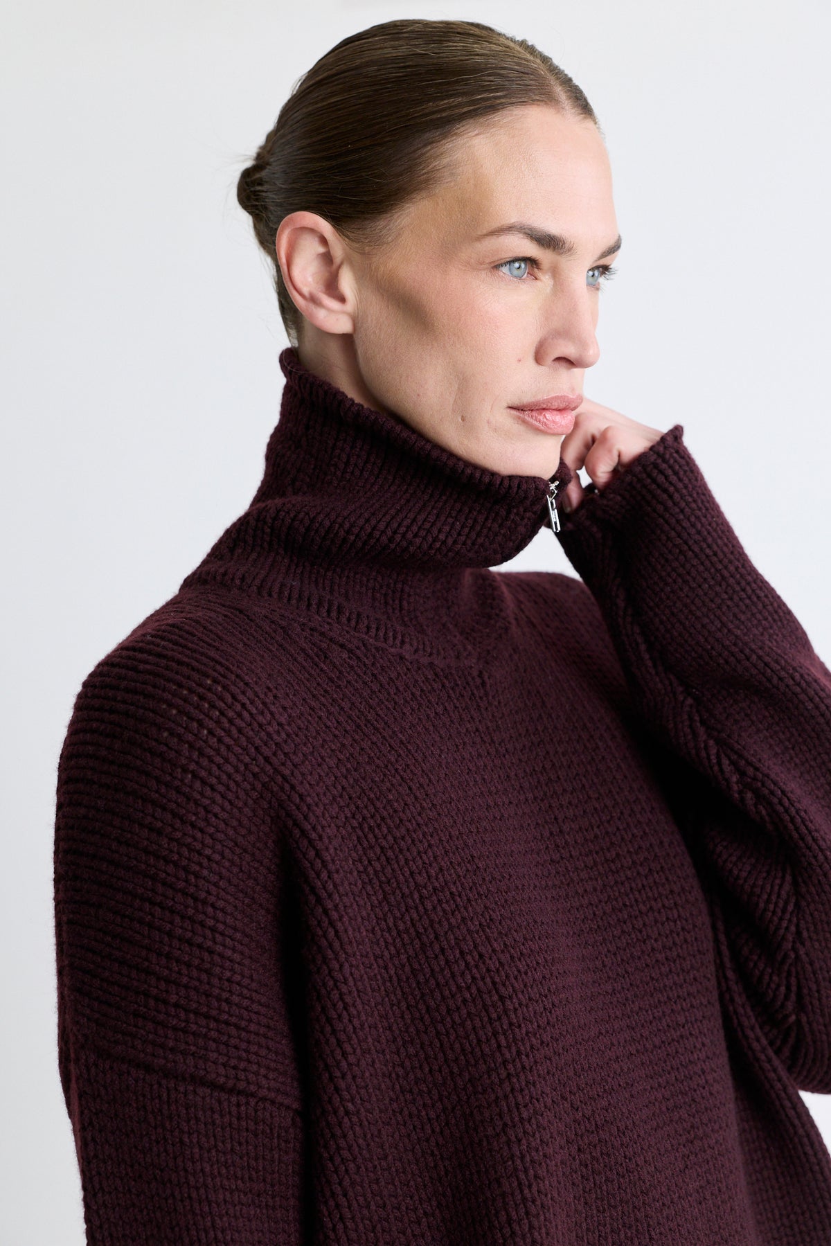 Borden Sweater - Boysenberry