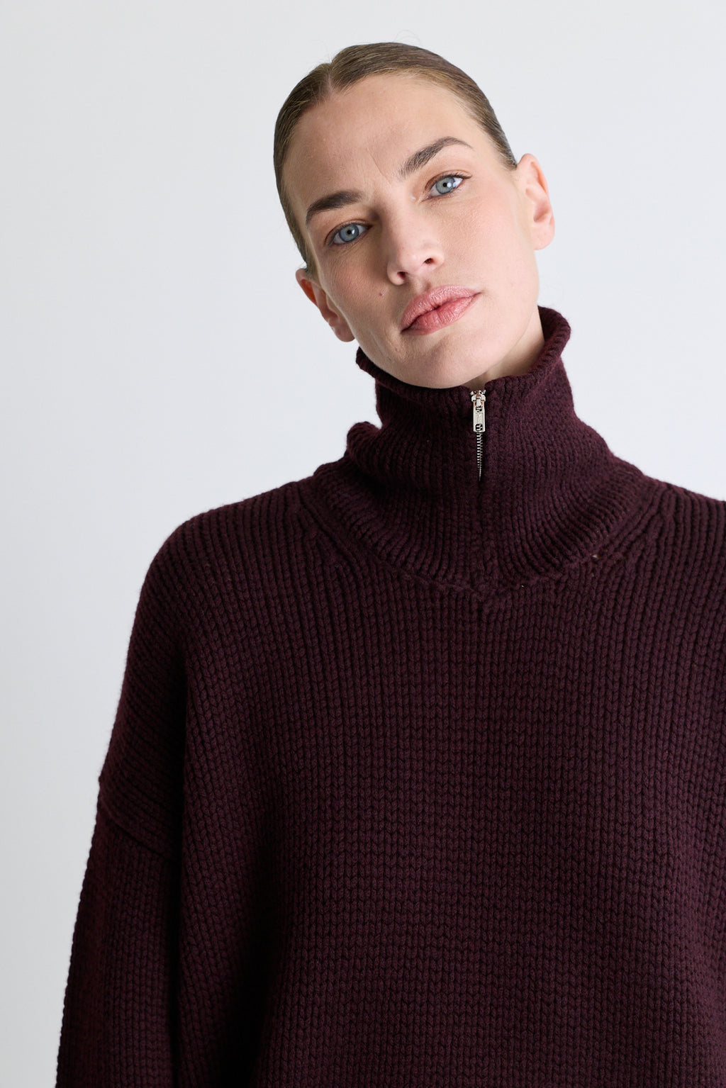 Borden Sweater - Boysenberry
