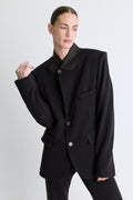 Knit Sporting Blazer - Ebony
