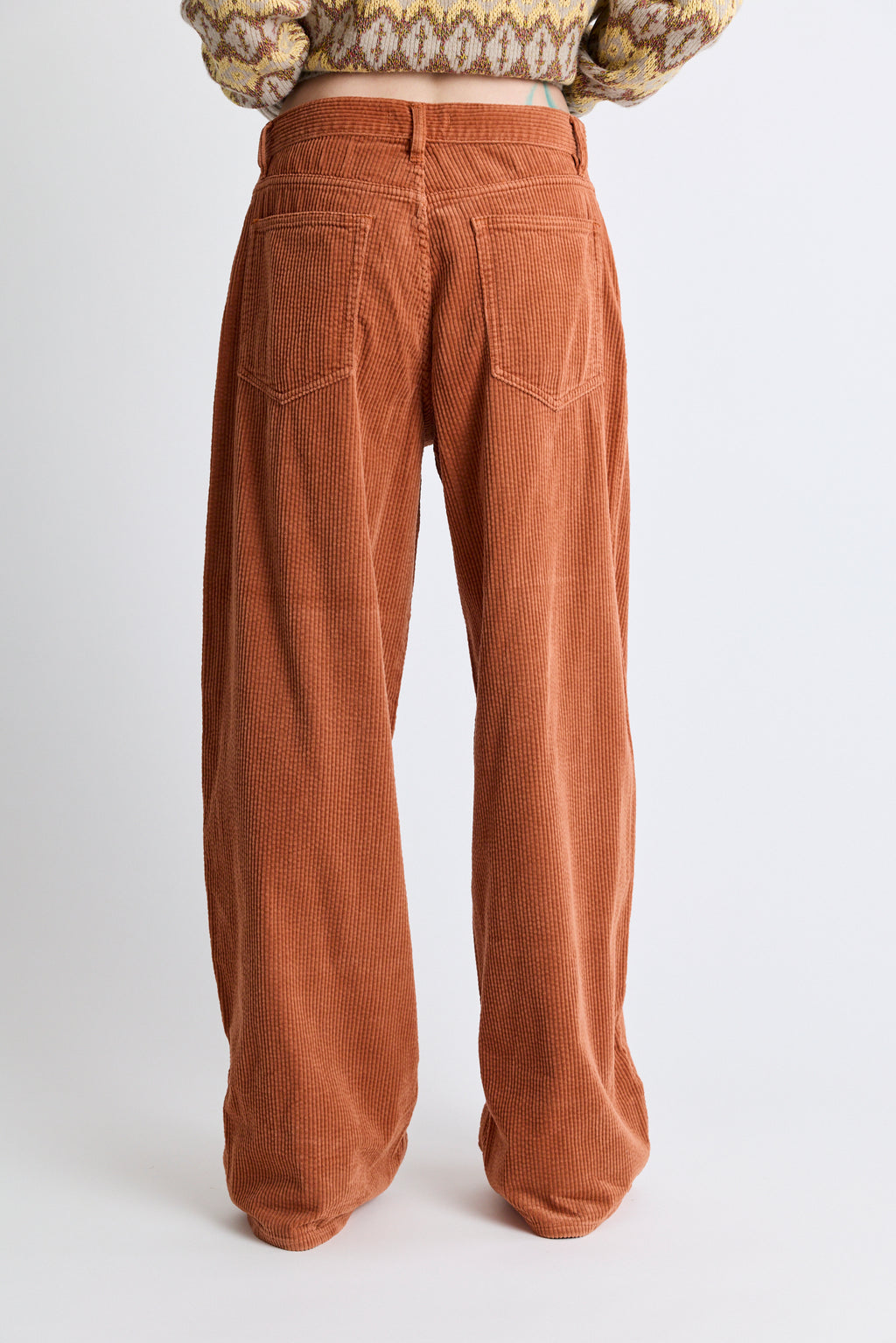 Corduroy Roomy Pant - Amaro