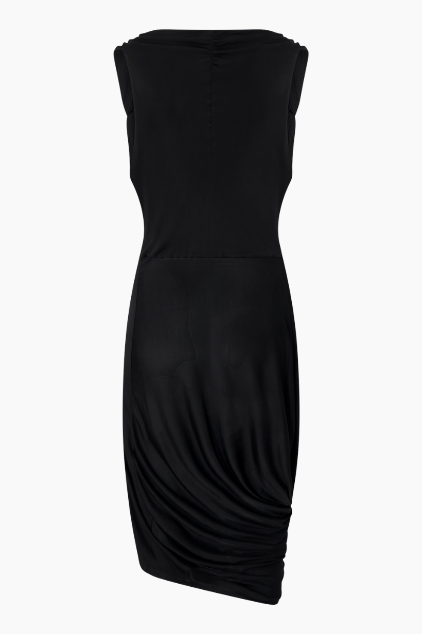 John Galliano Cowl Back Dress