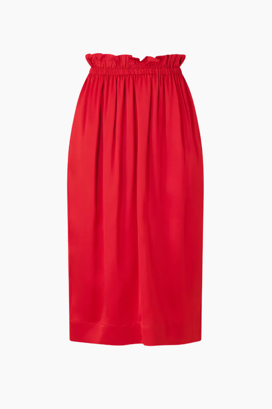 Ruffle Waist Tulip Skirt