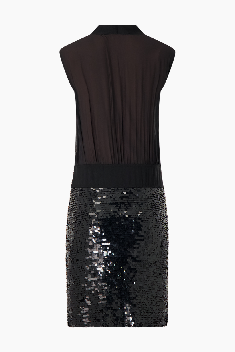 Lanvin Sleeveless Dress with Sequins