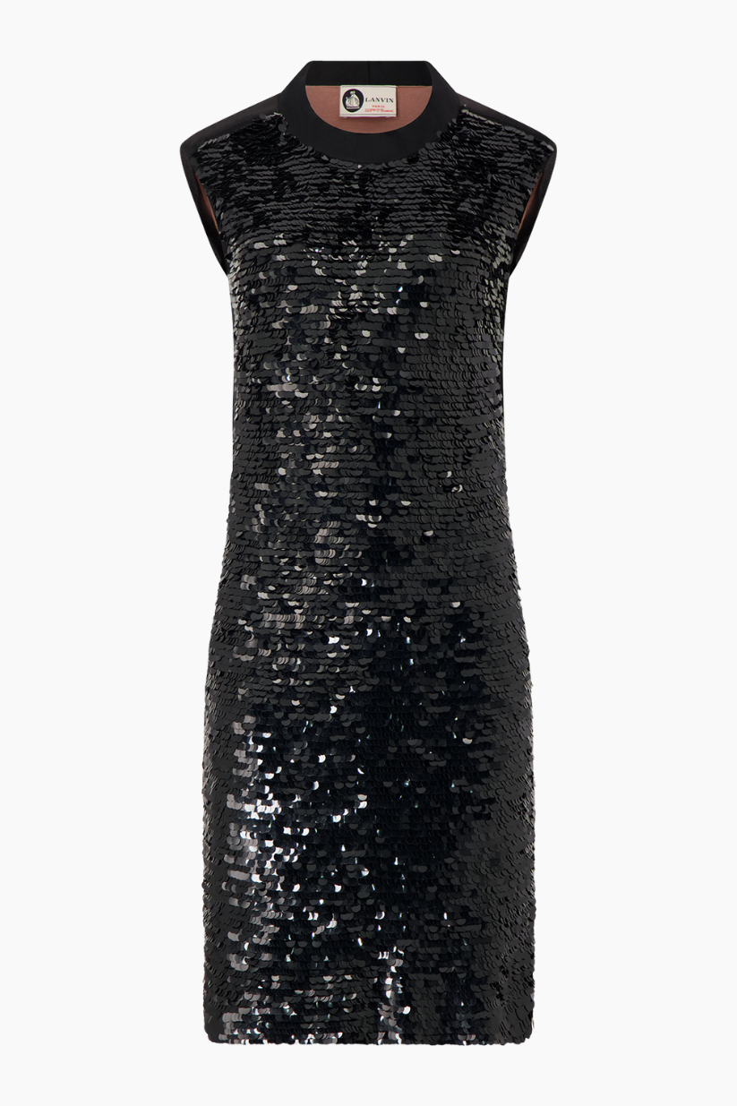 Lanvin Sleeveless Dress with Sequins
