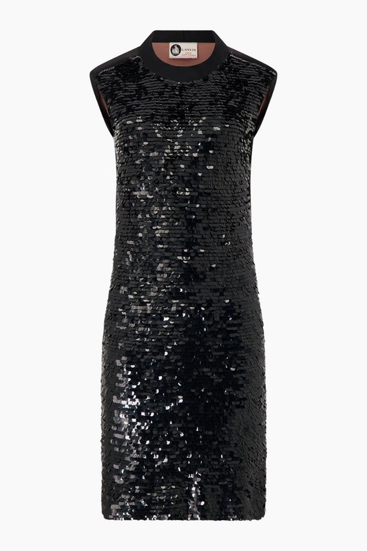Lanvin Sleeveless Dress with Sequins