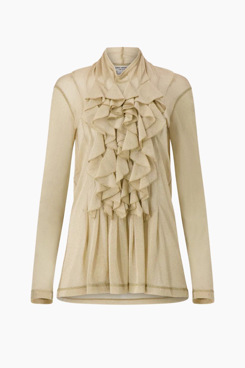 Junya Watanabe Lurex Gold Shirt