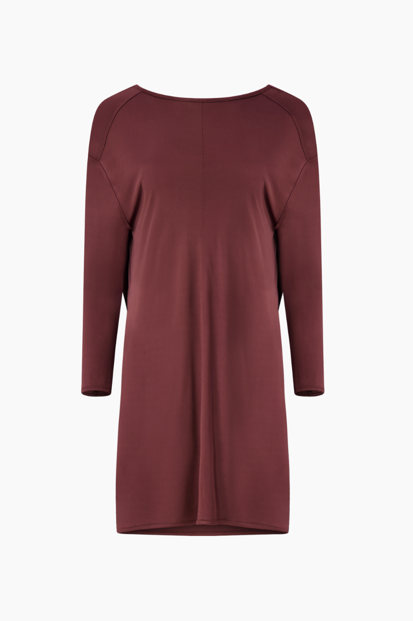 Balenciaga Mesh Brown Dress