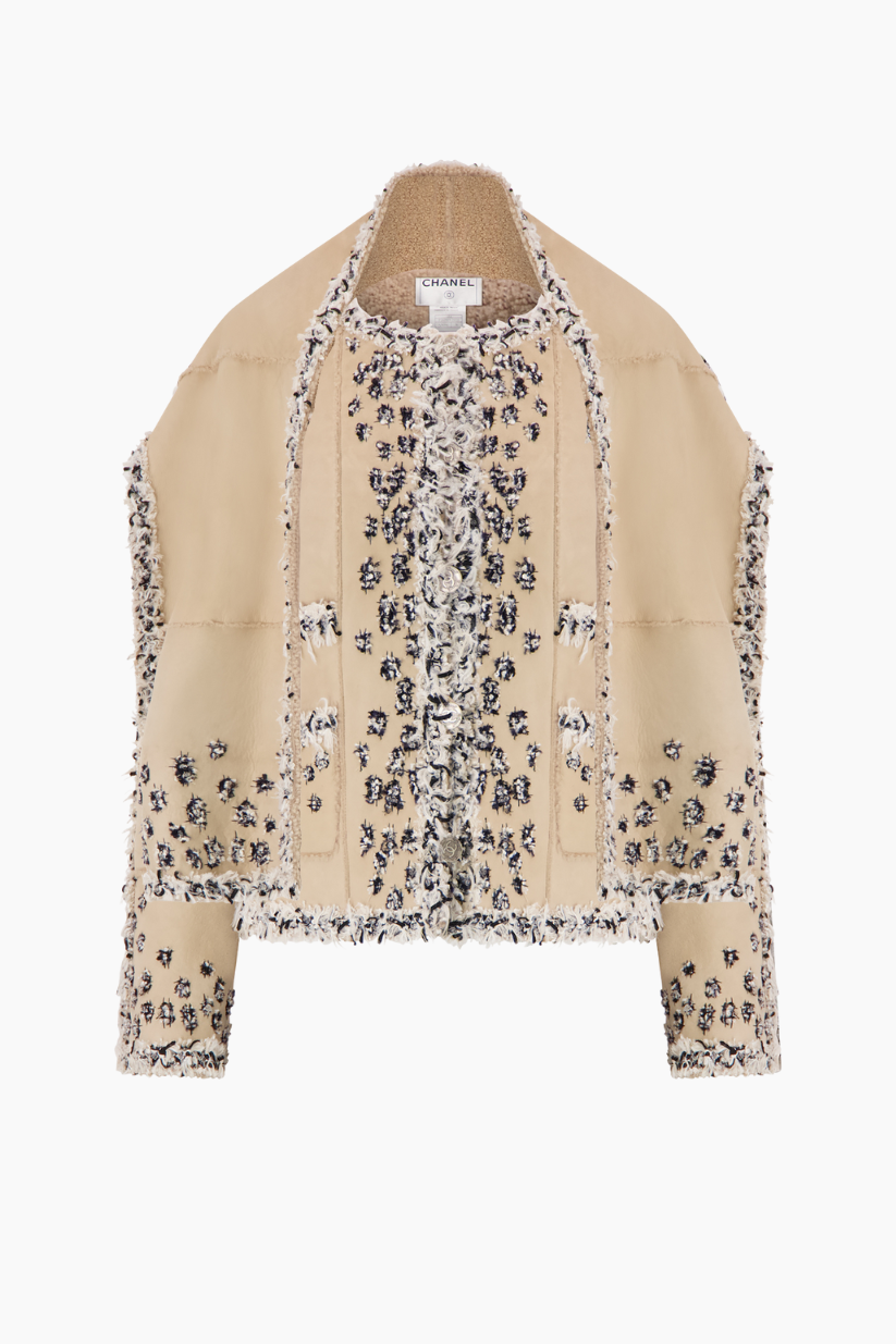 Chanel Shearling Jacket and Stole