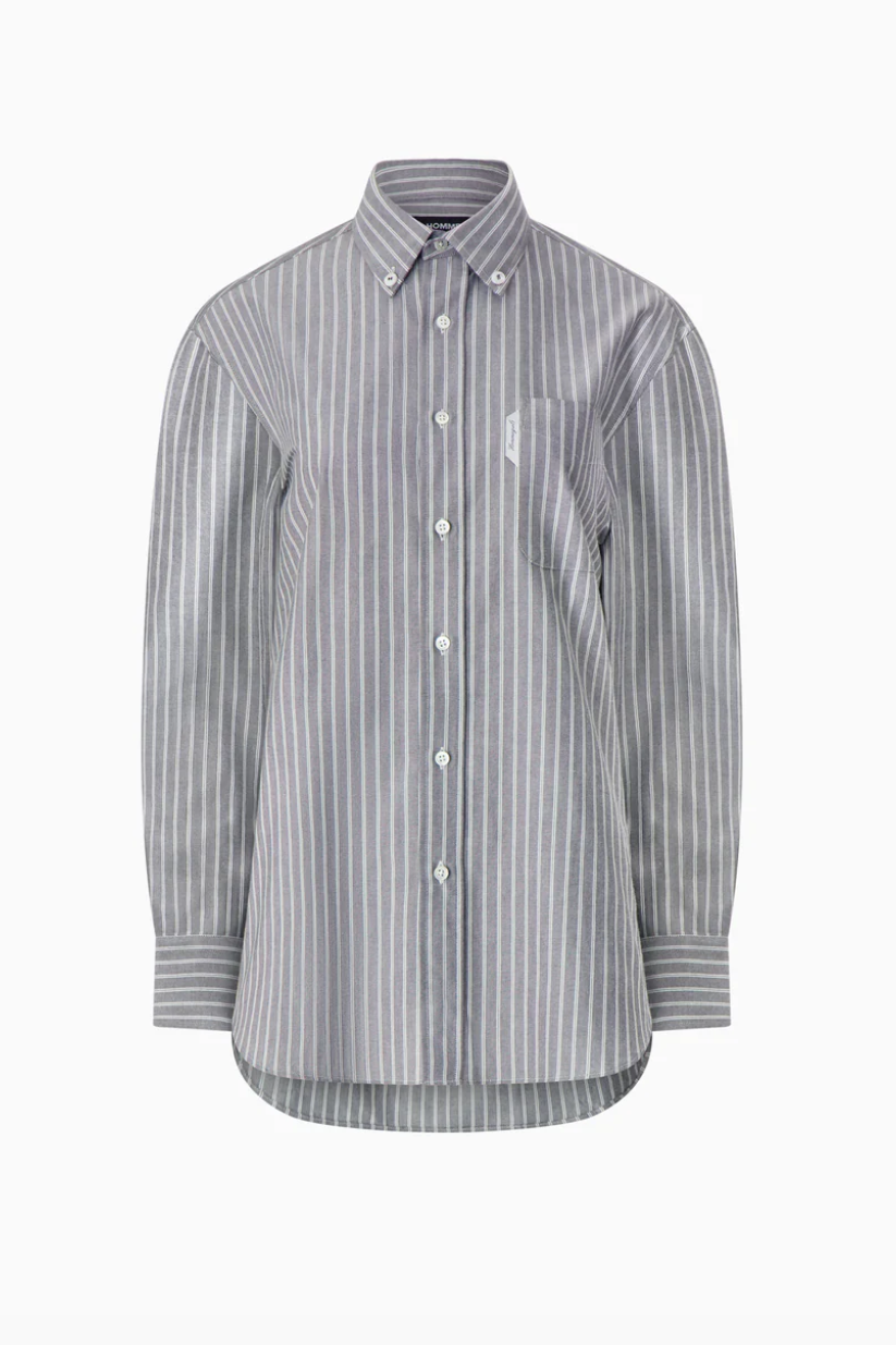 Oxford Shirt - Black Stripe
