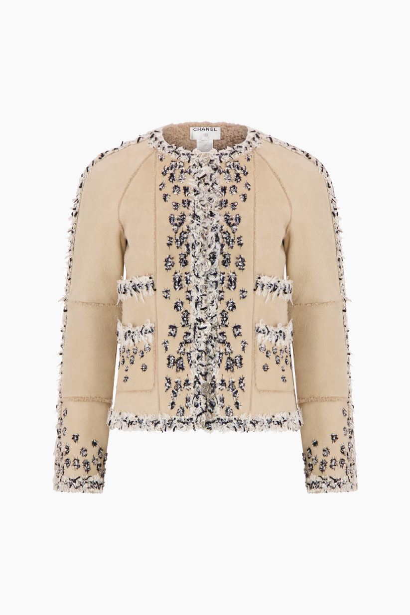 Chanel Shearling Jacket and Stole
