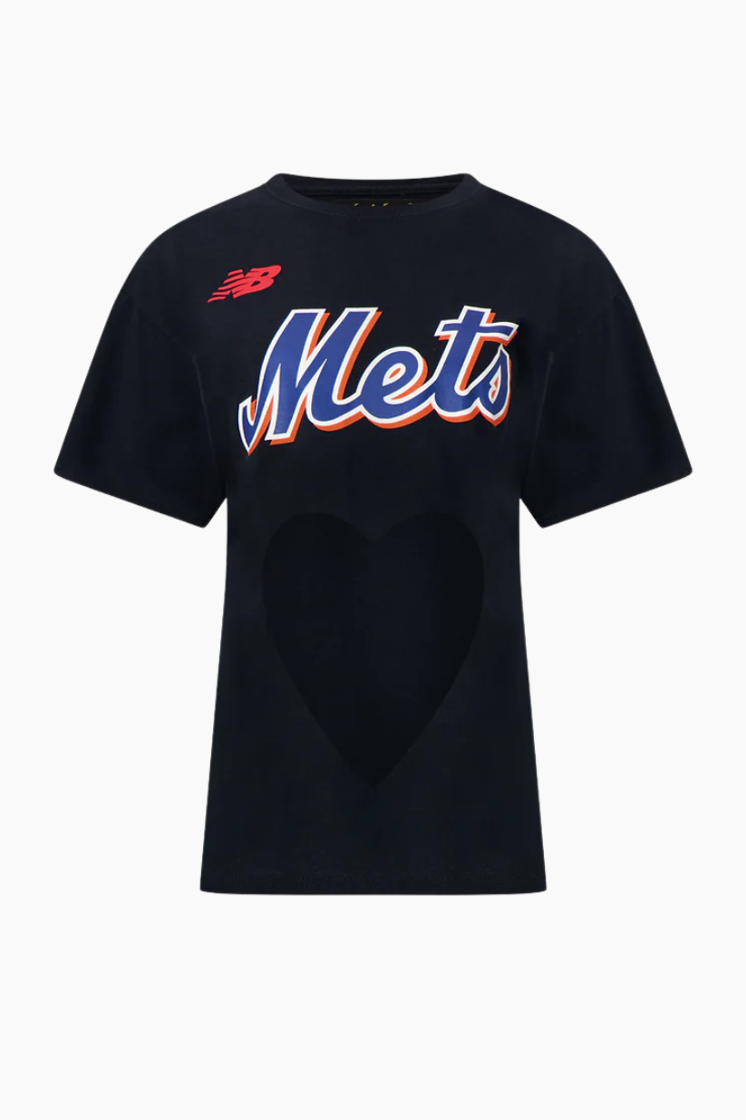 Heart Cut Out Tee - Mets