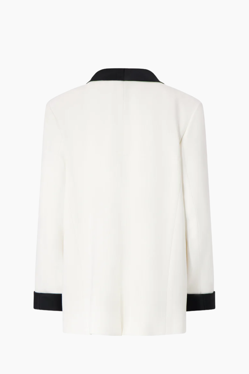 Chanel White Tuxedo Jacket