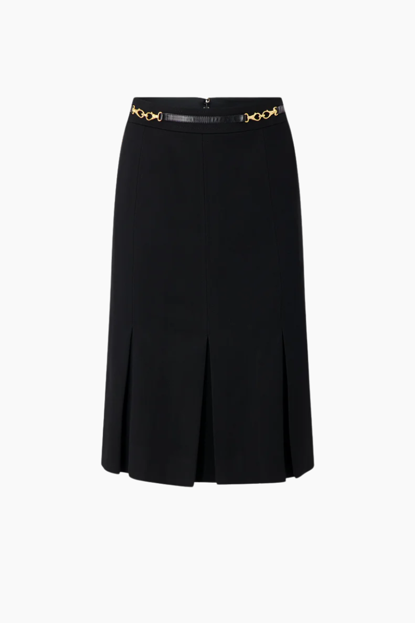 Céline Gold Belt Skirt