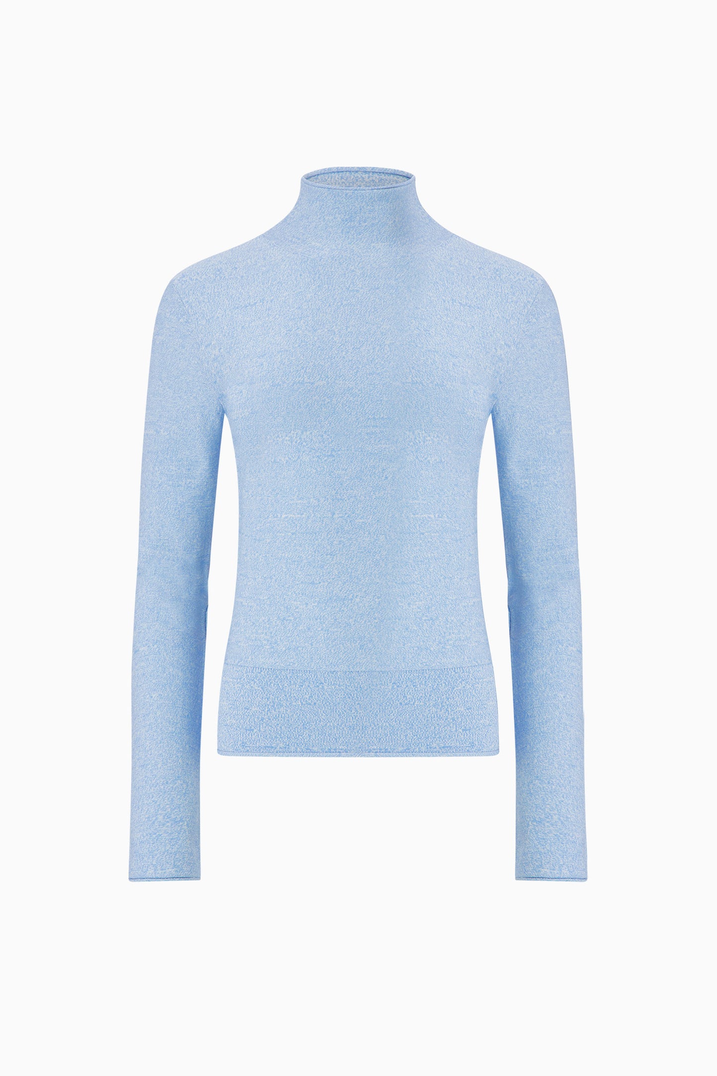 Turtleneck Top - Arctic Blue