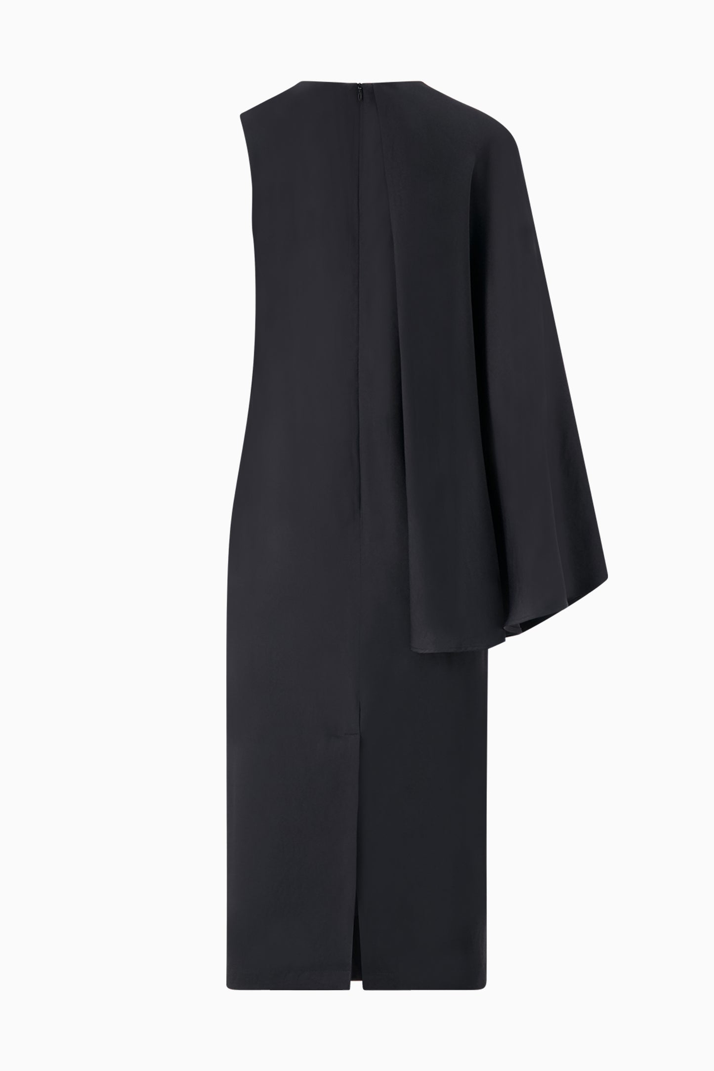 Lune Asymmetrical Satin Dress