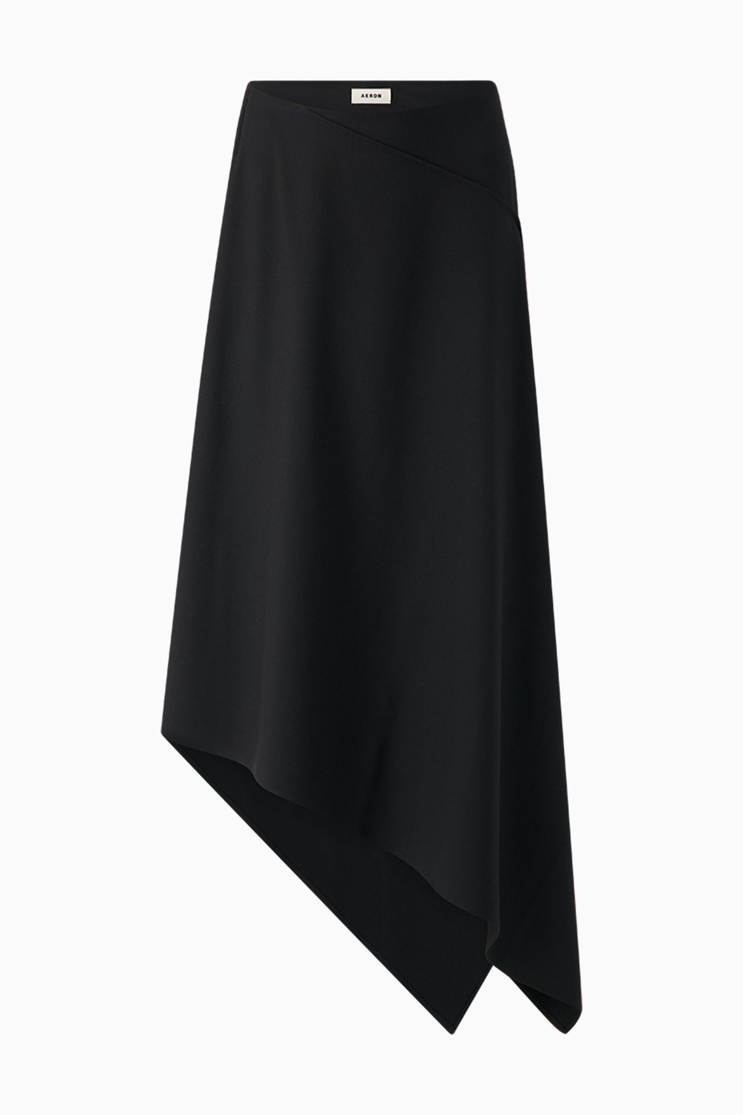 Mellow Asymmetrical Maxi Skirt - Black
