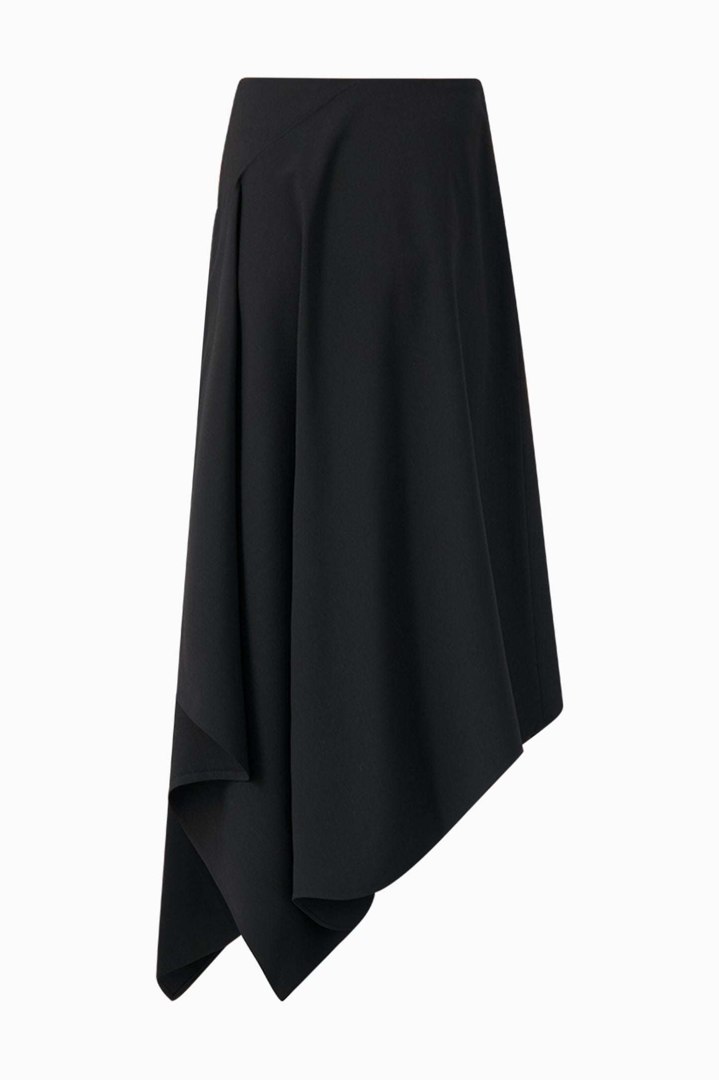 Mellow Asymmetrical Maxi Skirt - Black